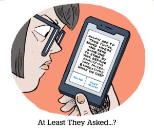 Comic: "At Least They Asked ... ? (location tracking)